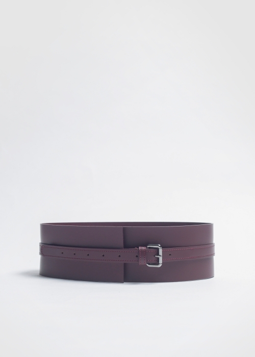 Waist Belt – Leather Wide Belt – Brown – Verne Indonesia