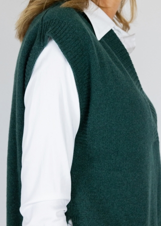 Spruce Cashmere Vest