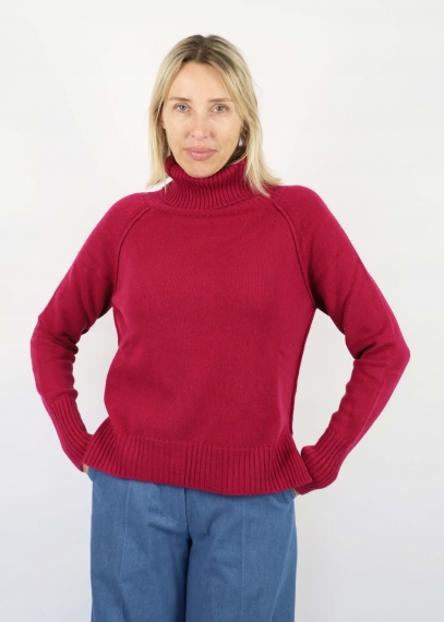 Red cashmere Turtleneck