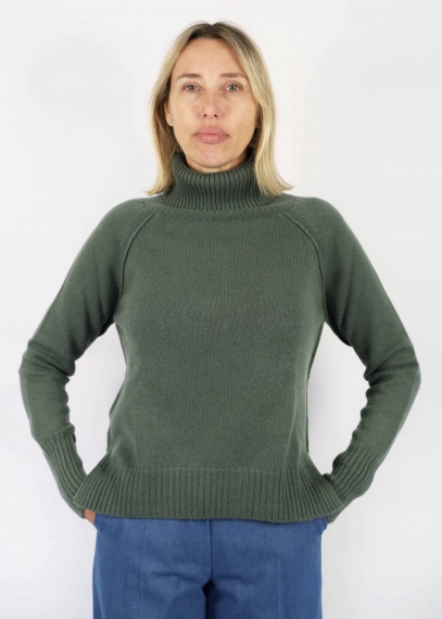 Dolcevita in cashmere verde