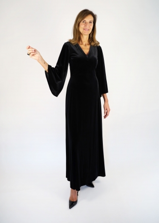 Black Velvet Saint Tropez Dress