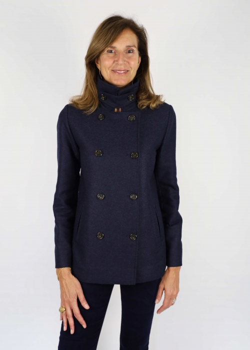 Ruth Cashmere and Wool Short Coat