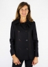 Ruth Cashmere Short Coat with Lining and Thread Buttons Fuchsia