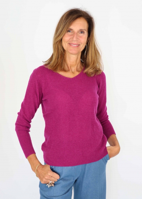 Fuxia Granella Sweater