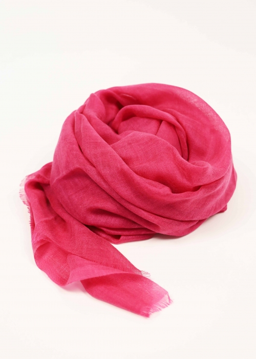 Warm Fuxia Light Cashmere Stole