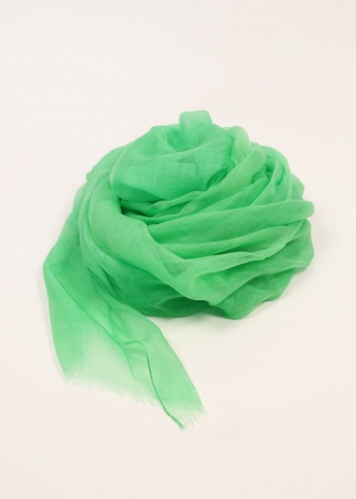 Bright Green Ultralight Cashmere Stole