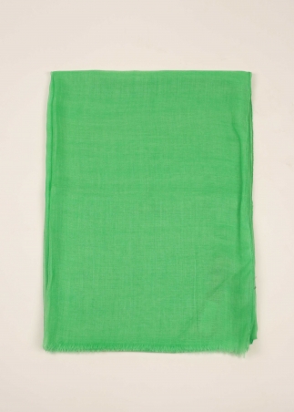 Bright Green Ultralight Cashmere Stole