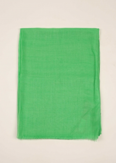 Bright Green Ultralight Cashmere Stole