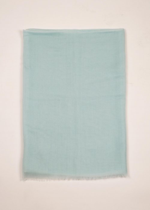 Sky Blue Ultralight Cashmere Stole