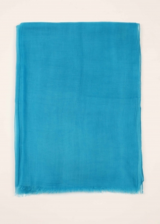 Light Blue Ultralight Cashmere Stole