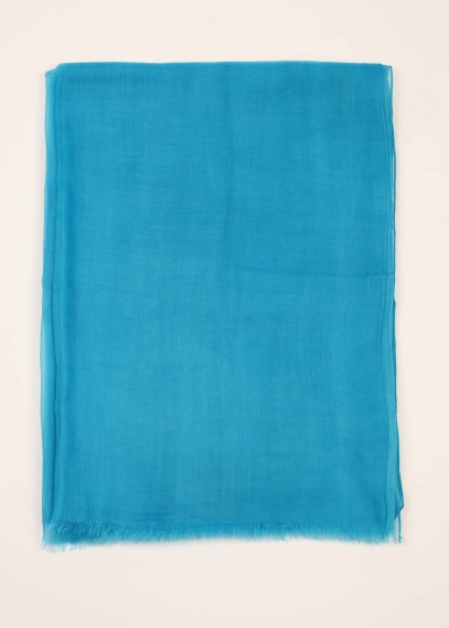 Light Blue Ultralight Cashmere Stole