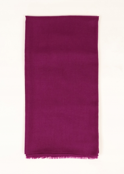 Dark cyclamen Cashmere Stole