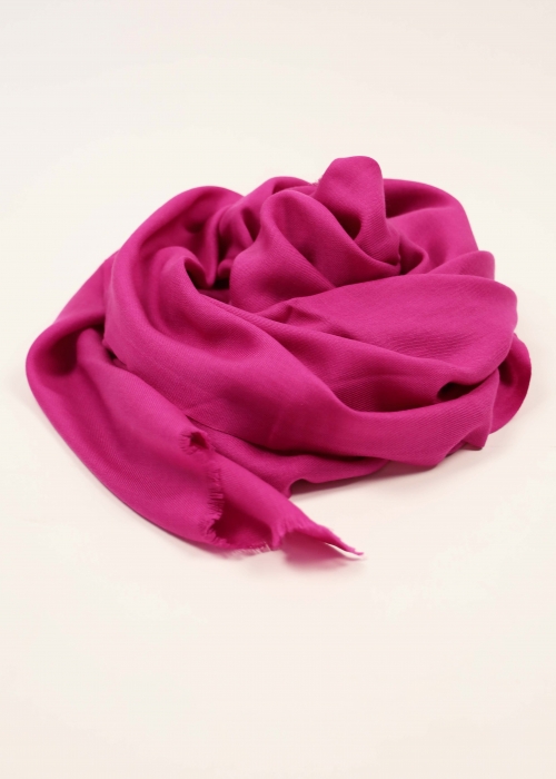 Cold Fuxia Cashmere Stole