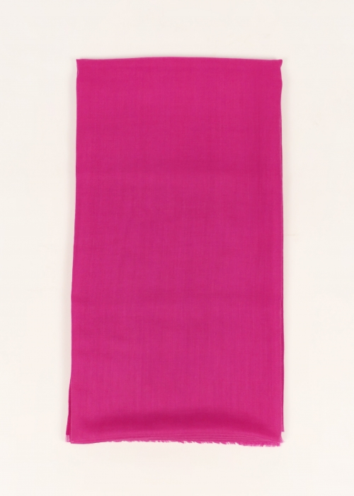 Cold Fuxia Cashmere Stole