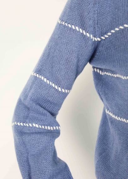 Heavenly Allegra Saddle Stitches Sweater