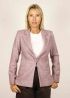 Mauve Herringbone Sibilla Jacket