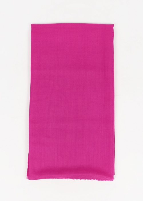 Cold Fuxia Cashmere Stole