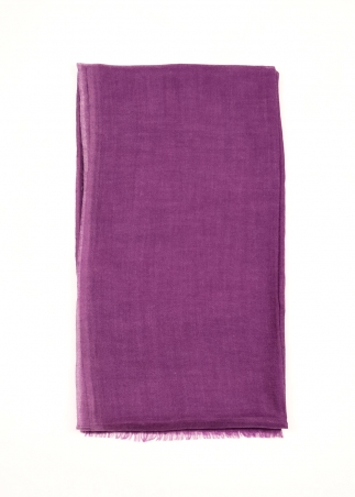 Dull Purple Light Cashmere Stole