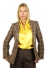 Beige Tartan Sibilla Jacket