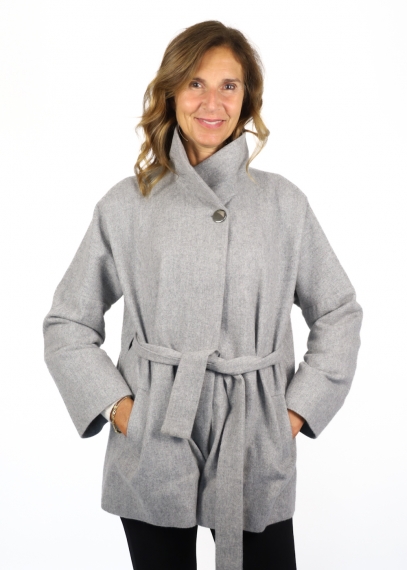 Caban Lucrezia Puro Cashmere Grigio