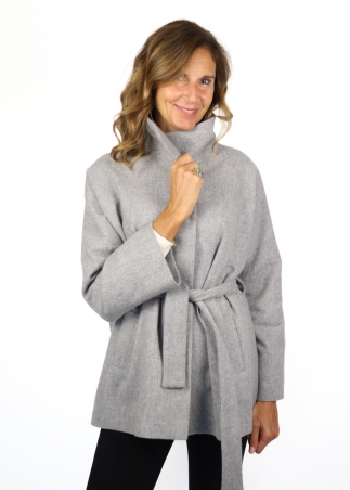 Caban Lucrezia Puro Cashmere Grigio