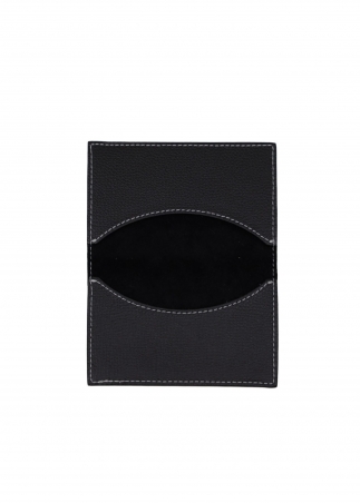 Small leather Card holder with book closure