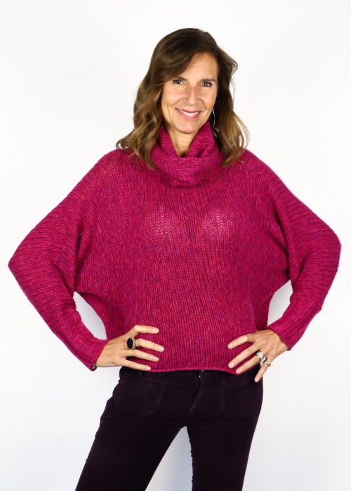 Soft Neck Mariaelena Mouliné Sweater