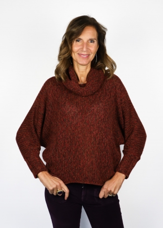 Soft Neck Mariaelena Mouliné Sweater