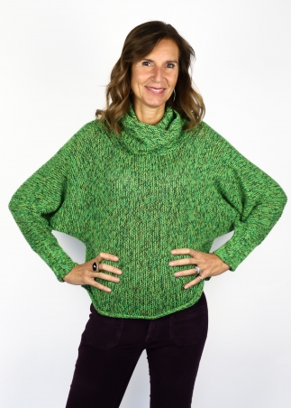 Soft Neck Mariaelena Mouliné Sweater