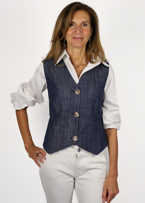 DENIM WOMEN VEST