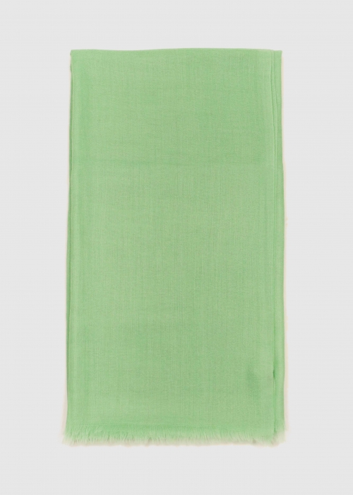 Stola in Cashmere leggero Verde Chiaro