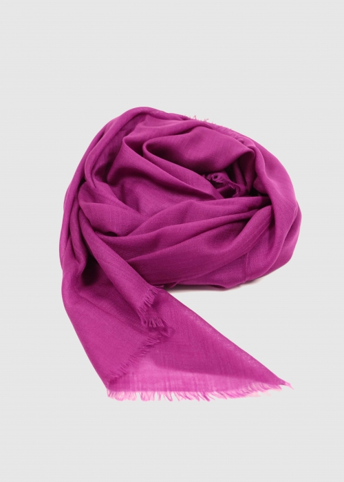 Dark cyclamen Light Cashmere Stole