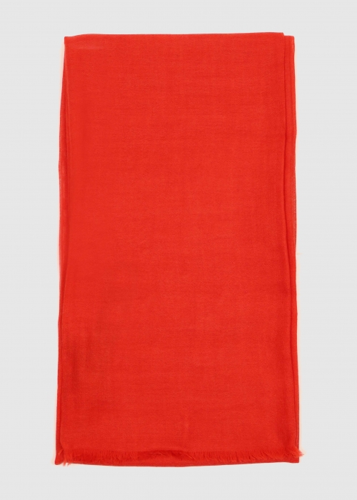 Stola in Cashmere leggero Rossa