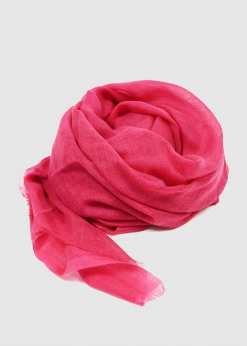 Warm Fuxia Light Cashmere Stole