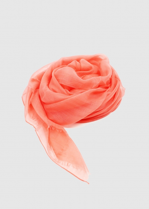 Peach pink Ultralight Cashmere Stole